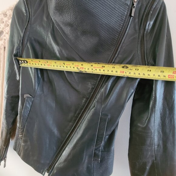 Guess by Marciano 2000s Vintage Grey Leather Jacket - Picture 16 of 16